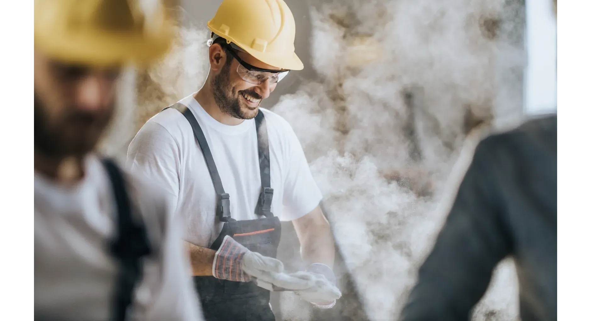 Post-construction cleaning service removing dust and debris after renovation in South Denver